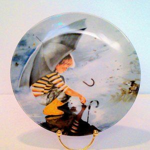 Donald Zolan's  Touching The Sky Collector Plate 1982 Pemberton & Oakes